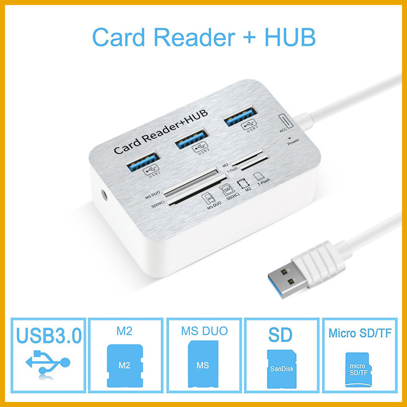 7in1 3 Ports USB TYPE C 3.0 HU - đánh giá và giá Usb Hub Type C