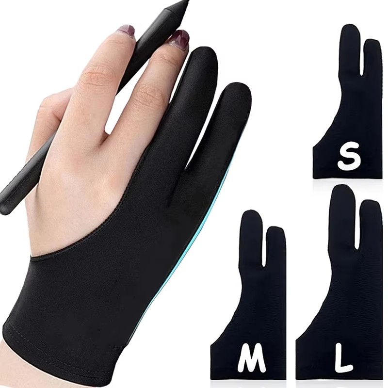 Two-Fingers Anti-touch Paintin - đánh giá và giá Drawing Glove Artist