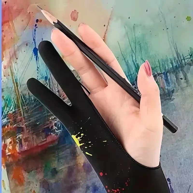Two-Fingers Anti-touch Paintin - đánh giá và giá Drawing Glove Artist