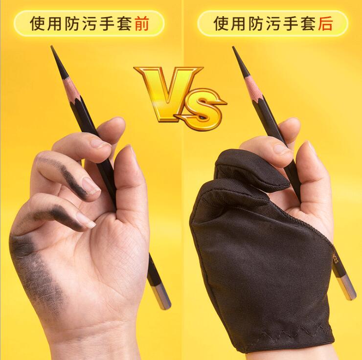 Two-fingers Artist Anti-touch  - đánh giá và giá Drawing Glove Artist