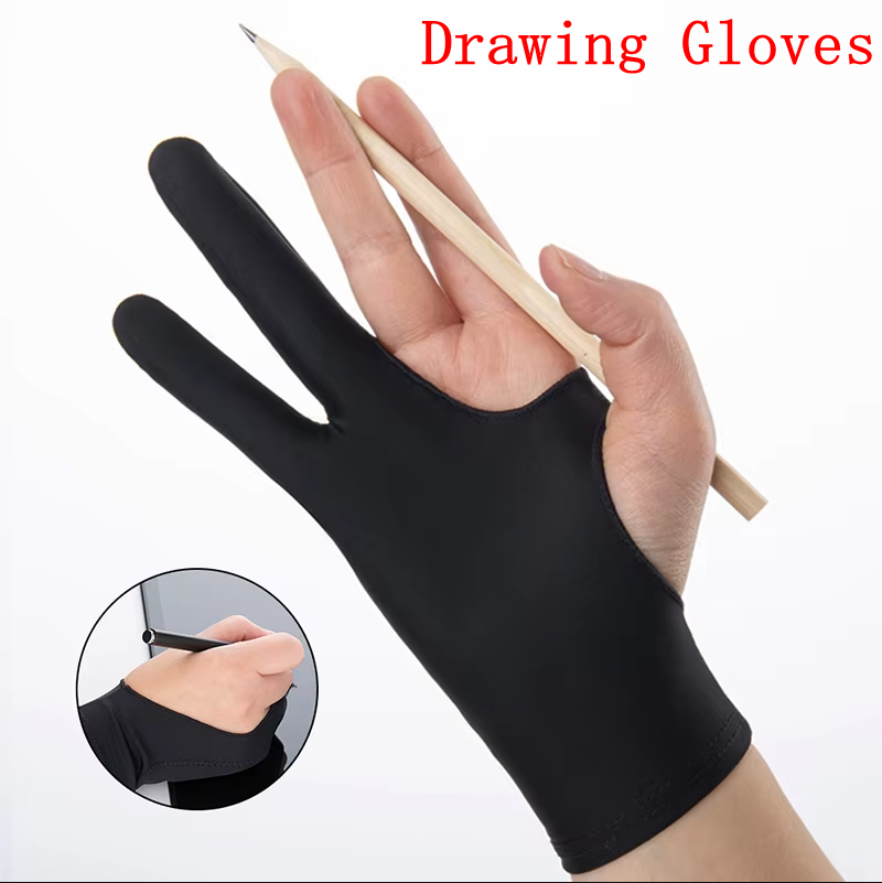 Two-Finger Anti-fouling Drawin - đánh giá và giá Drawing Glove Artist