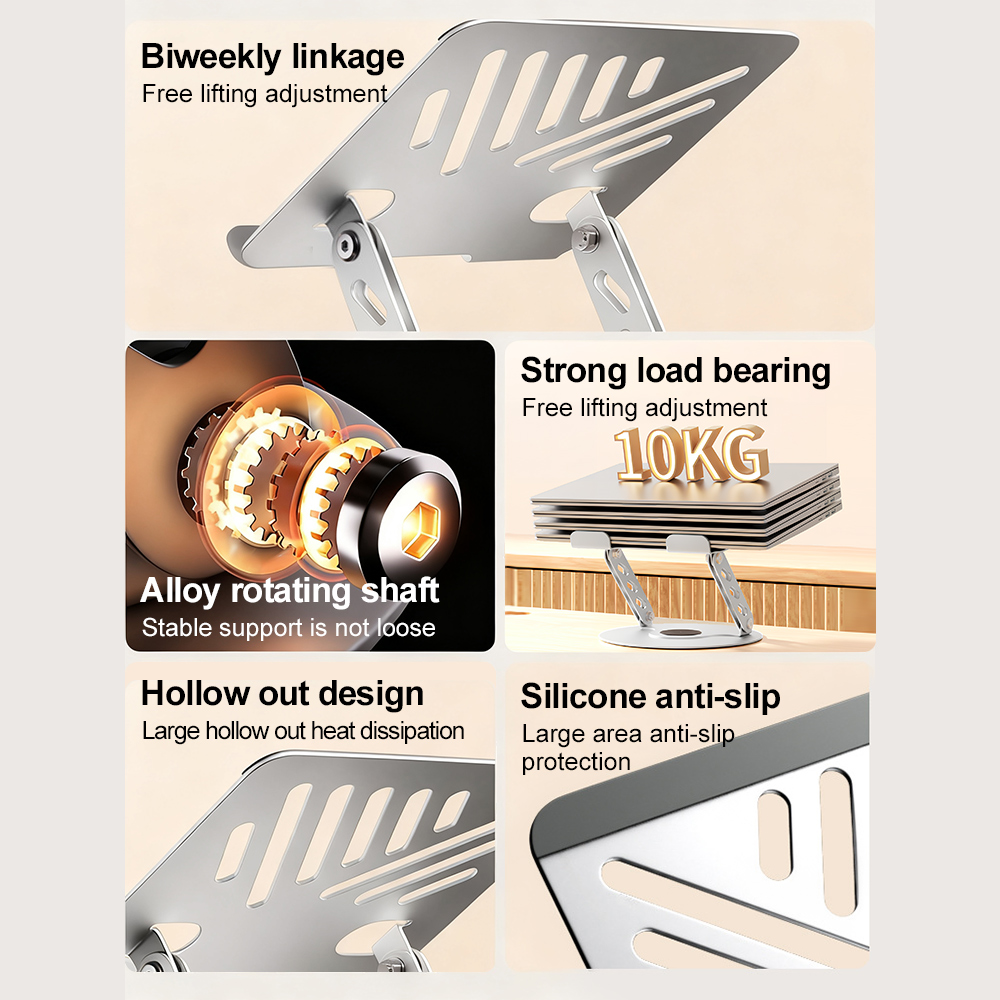 360° Rotating Laptop Stand Adj - đánh giá và giá Cooling Stand Tablet