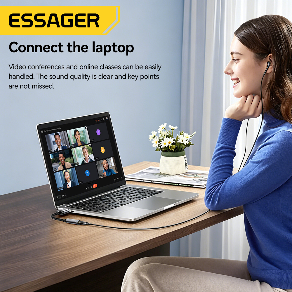 Essager USB To 3.5mm Audio Cab - đánh giá và giá Wired Earphone Lightning