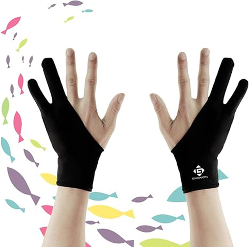 Gaomon Artist Glove Two Finger - đánh giá và giá Drawing Glove Artist