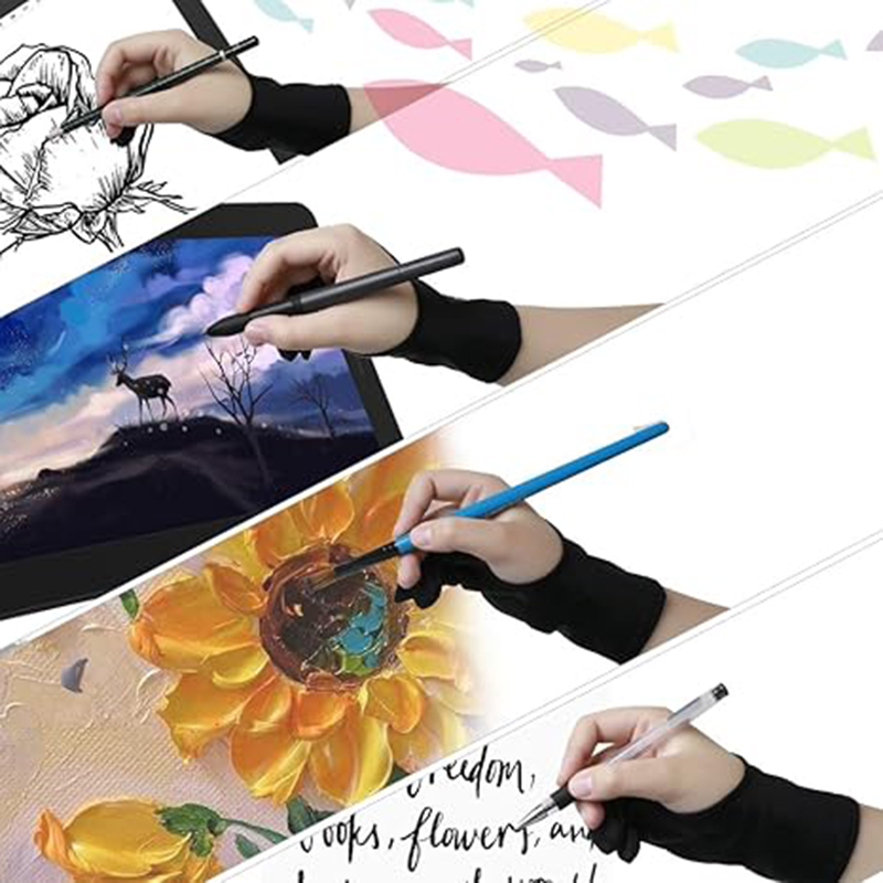 Gaomon Artist Glove Two Finger - đánh giá và giá Drawing Glove Artist