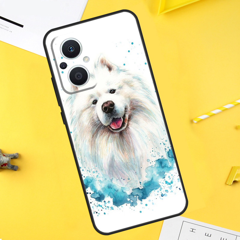 Cartoon Samoyed Dog Case For O - đánh giá và giá Oppo Reno 12