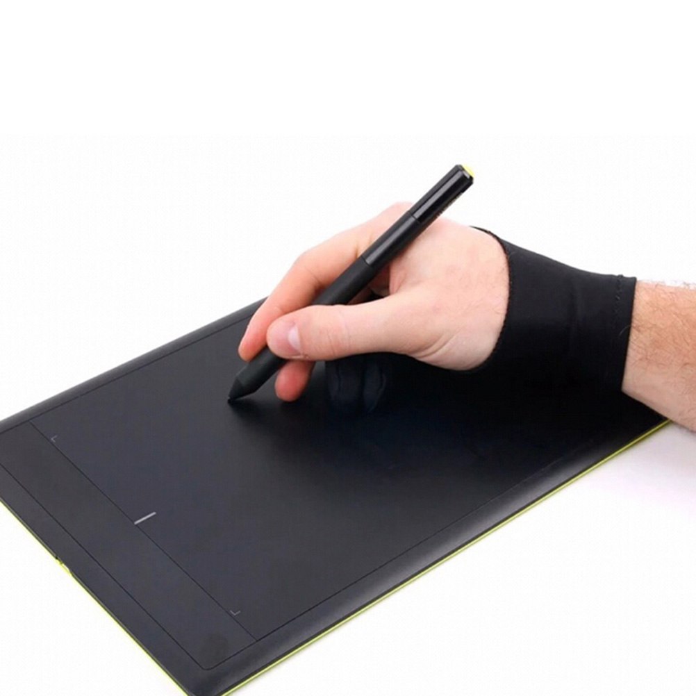 Black 2 finger artist glove an - đánh giá và giá Drawing Glove Artist