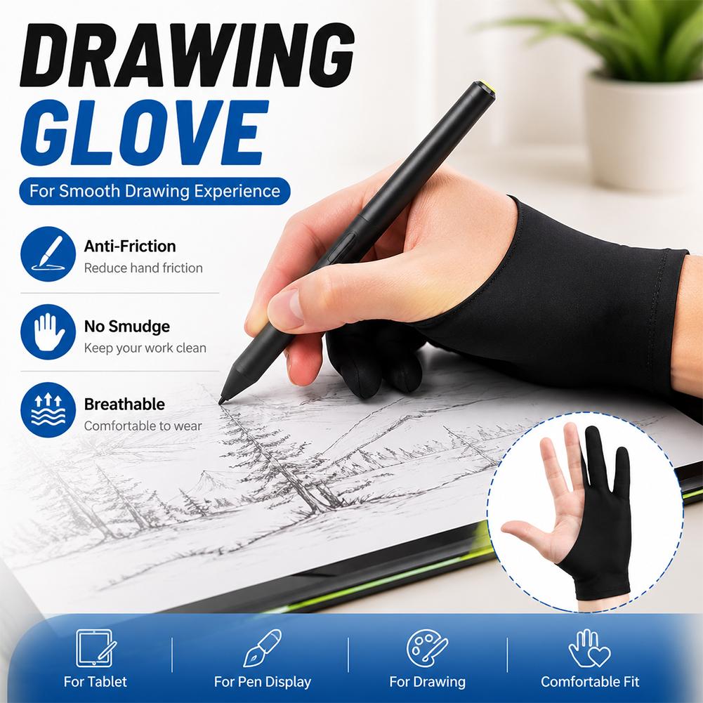 Drawing Glove Anti Touch Scree - đánh giá và giá Drawing Glove Artist