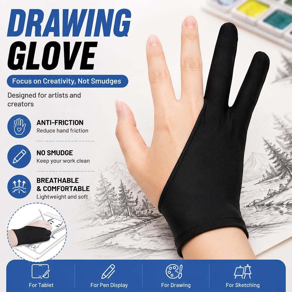 Drawing Glove Anti Touch Scree - đánh giá và giá Drawing Glove Artist